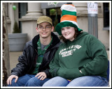 Waiting For the St Patricks Day Parade to Start