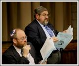 Two Rabbis Conducting the Two Temple Tu Bshevat Seder