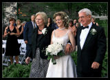 Mom and Dad Escort the Bride - Side View
