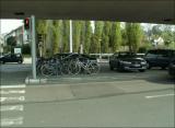 3/5/2006 - Le parking vélo est plein à craquer ! Il est 10h30 du matin.