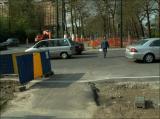 3/5/2006 - En arrivant de Debroux. Les piétons aussi sont exposés...