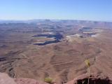 See how the green river has cut through the basin !!!