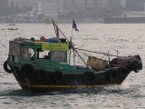 Small junk in Victoria Habour