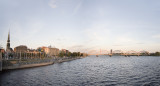 riga, Daugava River panorama