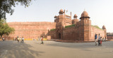 old delhi, Red Fort.  panorama