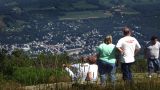 Looking At N. Adams From Mt. Greylock Ma