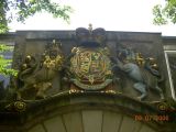 Public Works Dept Portico with Coat of Arms