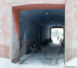 Through the tunnel into snow