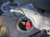 Centering ring in bell housing
