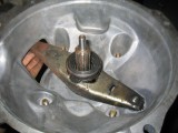Modded clutch fork with BMW throw out bearing