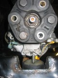 rear view or the mount in place