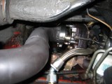 Vband  downpipe bottom view