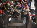 Wiring mess under the dash