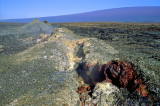 (IG27) Spatter rampart and spatter cone along a rift zone, Hawai Volcanoes National Park, HI