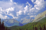 (SG31) Steeply dipping rocks, Queen Elizabeth Range, Jsper National Park, Alberta, Canada