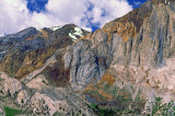 (SG33) Synclinal fold in roof pendant. at Convict Lake, CA