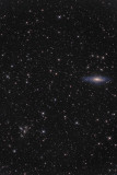 NGC 7331 Galaxy and Stephan's Quintet Galaxy Group