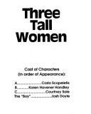 Three Tall Women