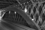 Newfield Covered Bridge inside