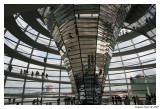 Inside of glass dome Reichstag