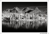 Mountains and Reflection, Molas Lake