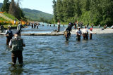 Fishermen at confluence of Russian and Kenai River