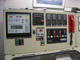 Fire response panel section of the Engineers console