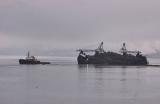 Self Dumping Log Barge