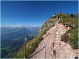 Beim Aufstieg / climbing on the Mt. Mythen