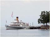 paddlesteamer on Lac Leman / Raddampfer auf dem Genfersee