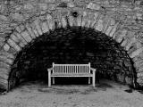 Bench Under Bridge