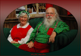 Mr and Mrs Santa Clause / For the children / Taken at the North Pole