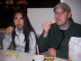 Mem & Mike eating fries