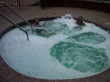 Dave & Mem in hot tub