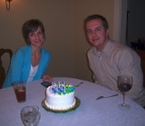 Alison and I at my birthday dinner