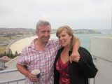 Graeme and Linda on the roof