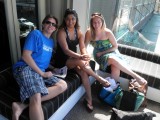 Matt, Arch, and Cailin at Ravesis in Bondi
