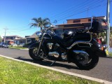 My motorcycle at Malabar