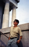 James at the Lincoln Memorial
