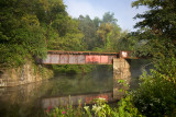 Train tressel over the canal