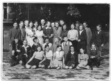Frans with High School class at the VCL - The Hague 1943