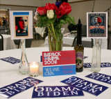 Obama Ball table setting