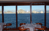 Cabo San Lucas from one of the ships dining rooms