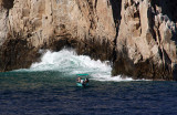 Brave adventurers at Cabo San Lucas