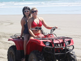 Young L.A. women on an ATV