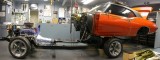 1969 Judge shell goes back on the frame
