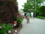 Then we all walked thru the gates of the first garden