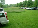 Parking area at the 2nd and 3rd garden; you drive thru the field to get here!