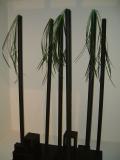Notice the contrast between the icky metal pipes and the icky bent dracena leaves that makes the overall impression icky