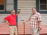 Max and Jerry inspect the paint